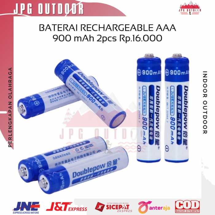 Charger Baterai LCD Display 4 Slot Baterai Rechargeable AA AAA - AA 2PCS