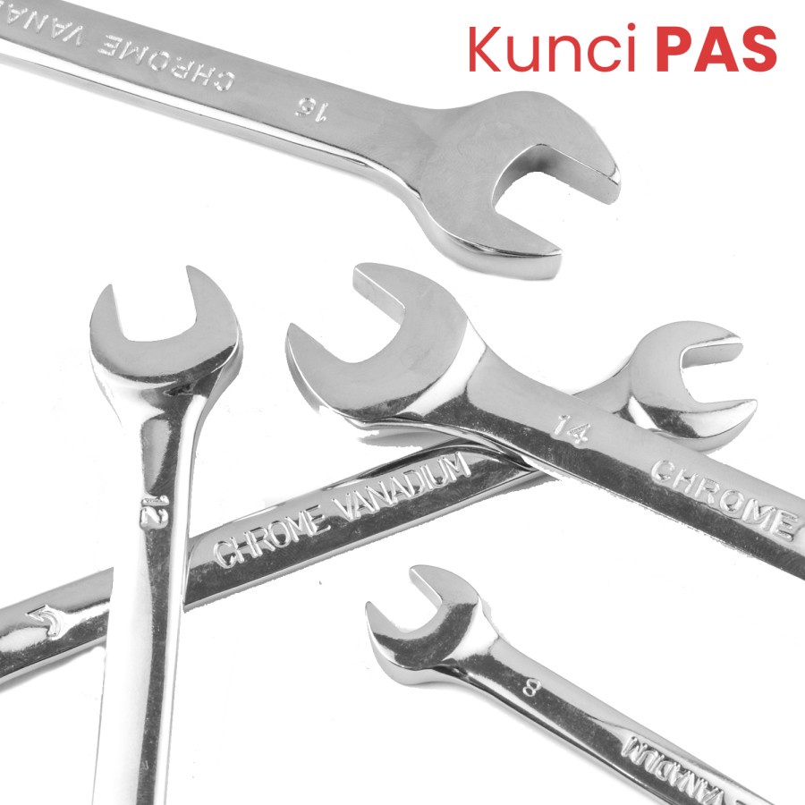 Kunci Ring Pas Kombinasi wrench Krek Ratchet Ukuran 6-16mm Fleksibel - Kunci Ring Pas Kombinasi Krek 6-16mm Bahan Kuat dan Anti Karat - Kunci Pas Torque Wrench Two-way Spanner Tools, kunci inggris, kunci shock, kunci shok, kunci serbaguna, kunci pas set