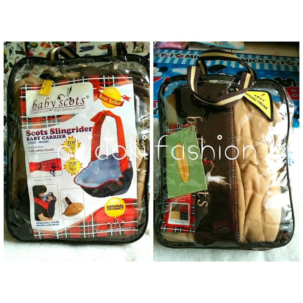 Gendongan Baby Scots Slingrider