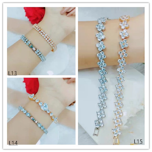 Gelang Xuping Mata Full Lapis Emas Perhiasan L13-15