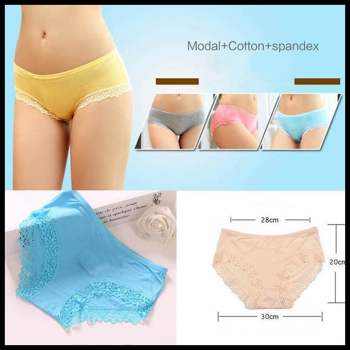 CELANA DALAM MODAL KATUN CAMPURAN FUR