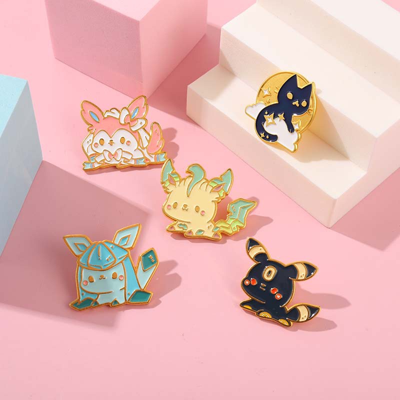 Bros Pin Enamel Desain Anime Pikachu Untuk Aksesoris Pakaian