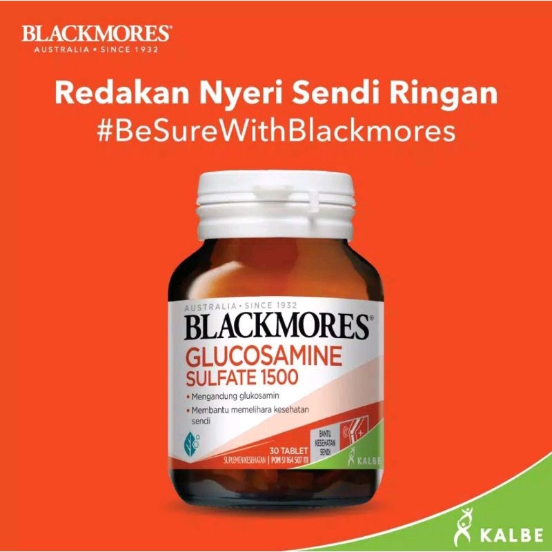 Blackmores Glucosamine Sulfate 1500mg 30/Blackmores Healthy Joints 30