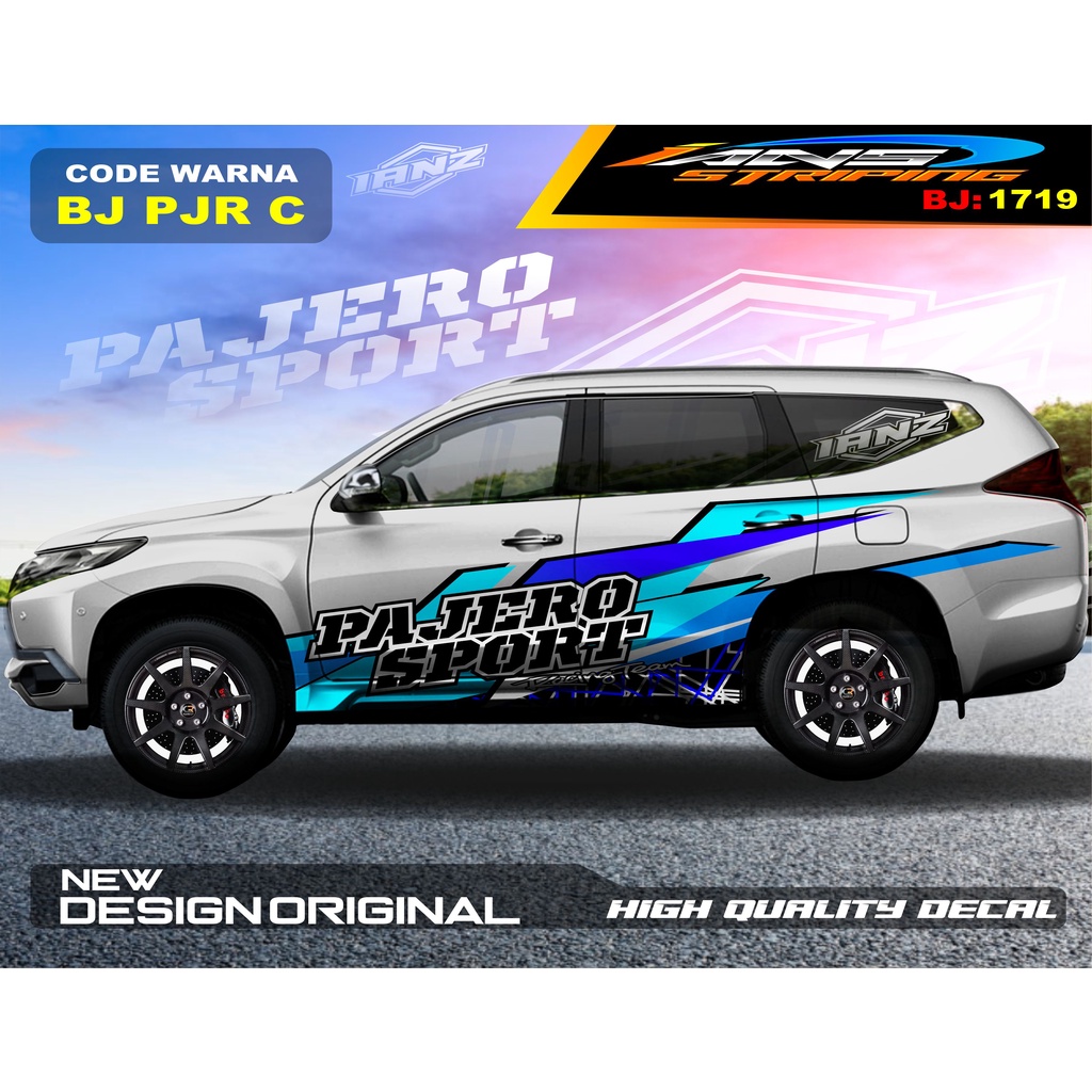 DECAL STIKER MOBIL PAJERO / STIKER MOBIL GRAND LIVINA / VARIASI STIKER PAJERO / STIKER MOBIL