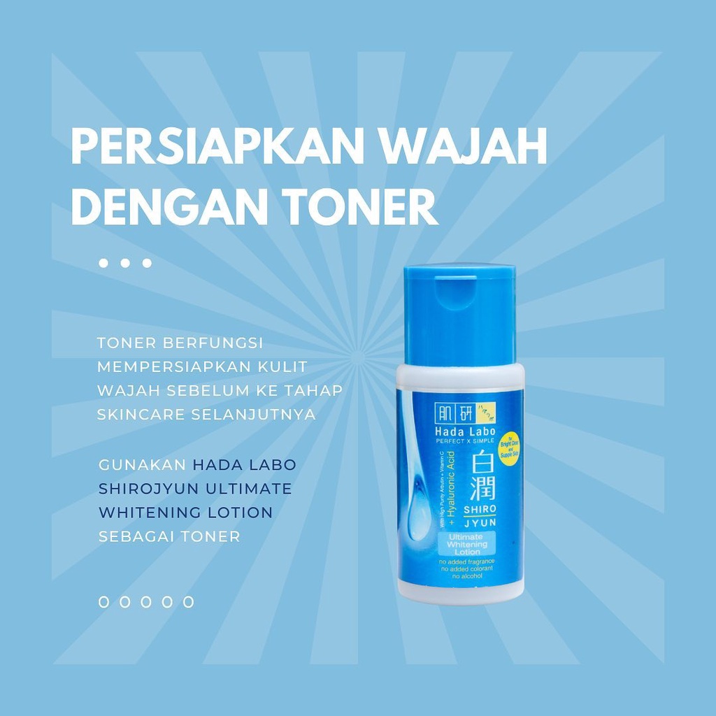 HADA LABO Shirojyun Ultimate Whitening Series (Lotion / Milk/ Face Wash / Cream)