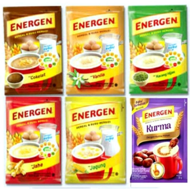 

[ CITRA ] ENERGEN CEREAL Renceng Isi 10 Sachet