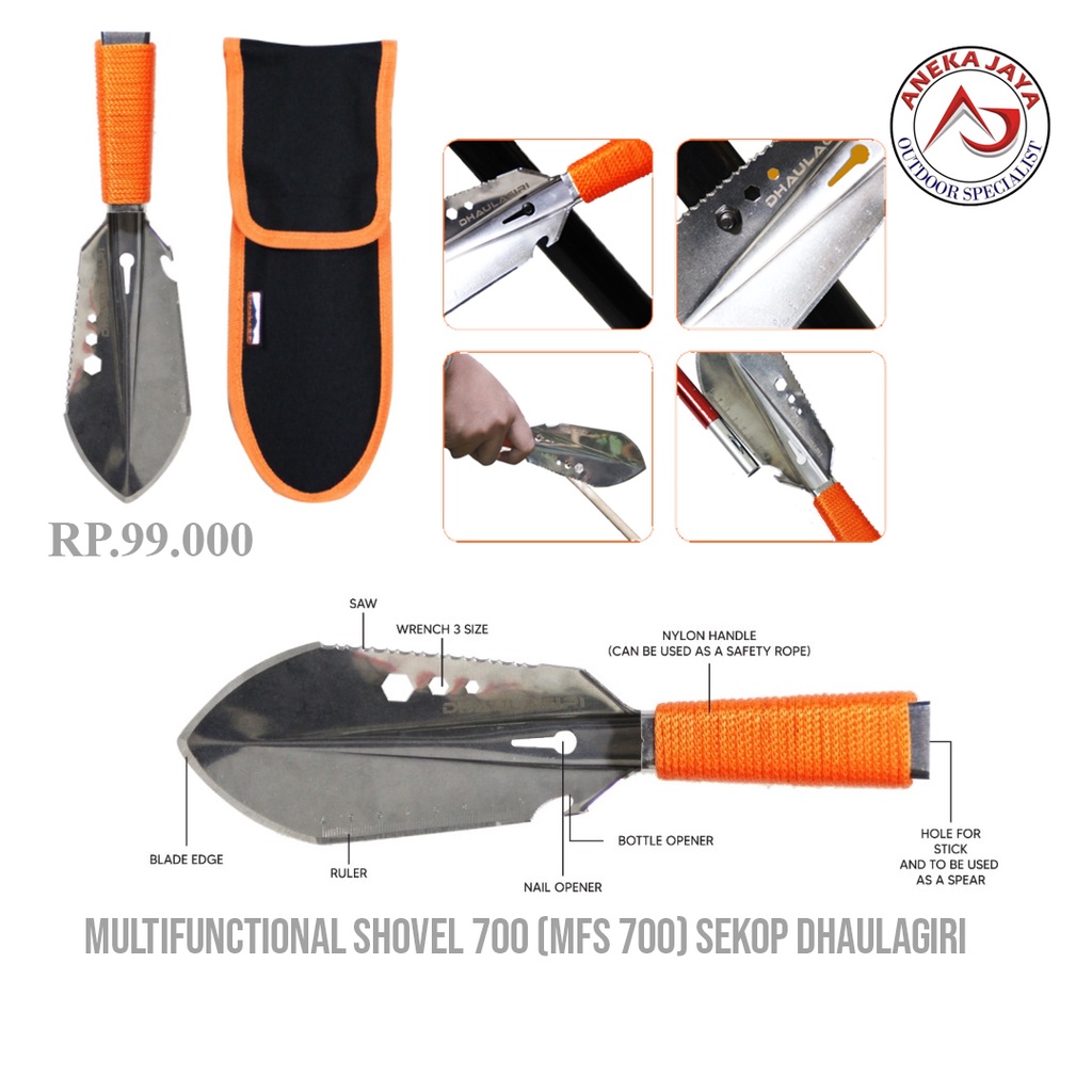 Multifunctional Shovel 700 (MFS 700) Sekop Dhaulagiri