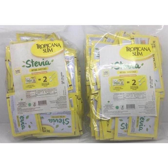 

Gula Tropicana Slim Stevia Gula Diet 100 Sachet