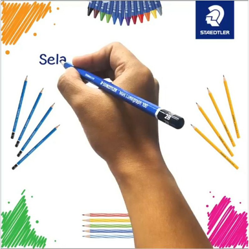 

STAEDLER PENCIL. PENSIL YELLOW STAEDLER. PENCIL LUMOGRAPH