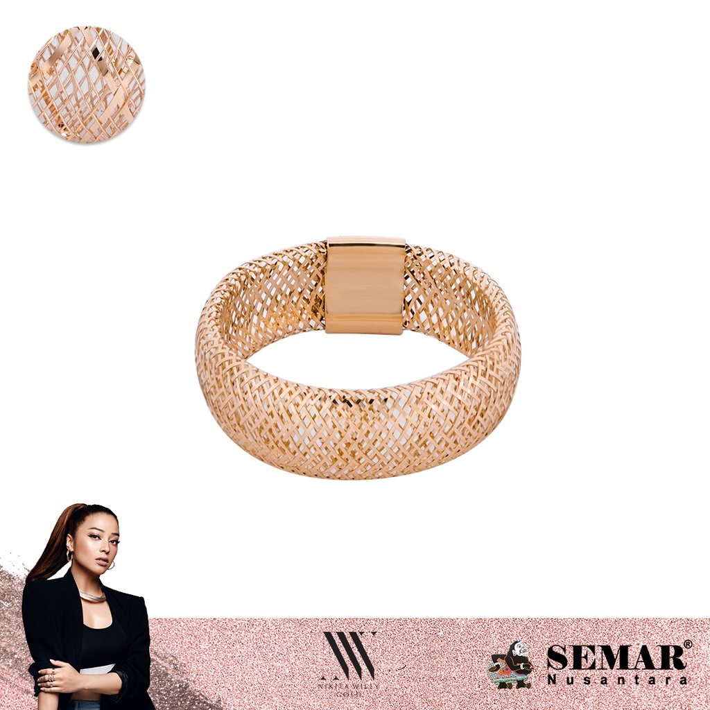 Nikita Willy Gold Cincin Emas Featherlite F.1 - Ring 17K Semar Nusantara