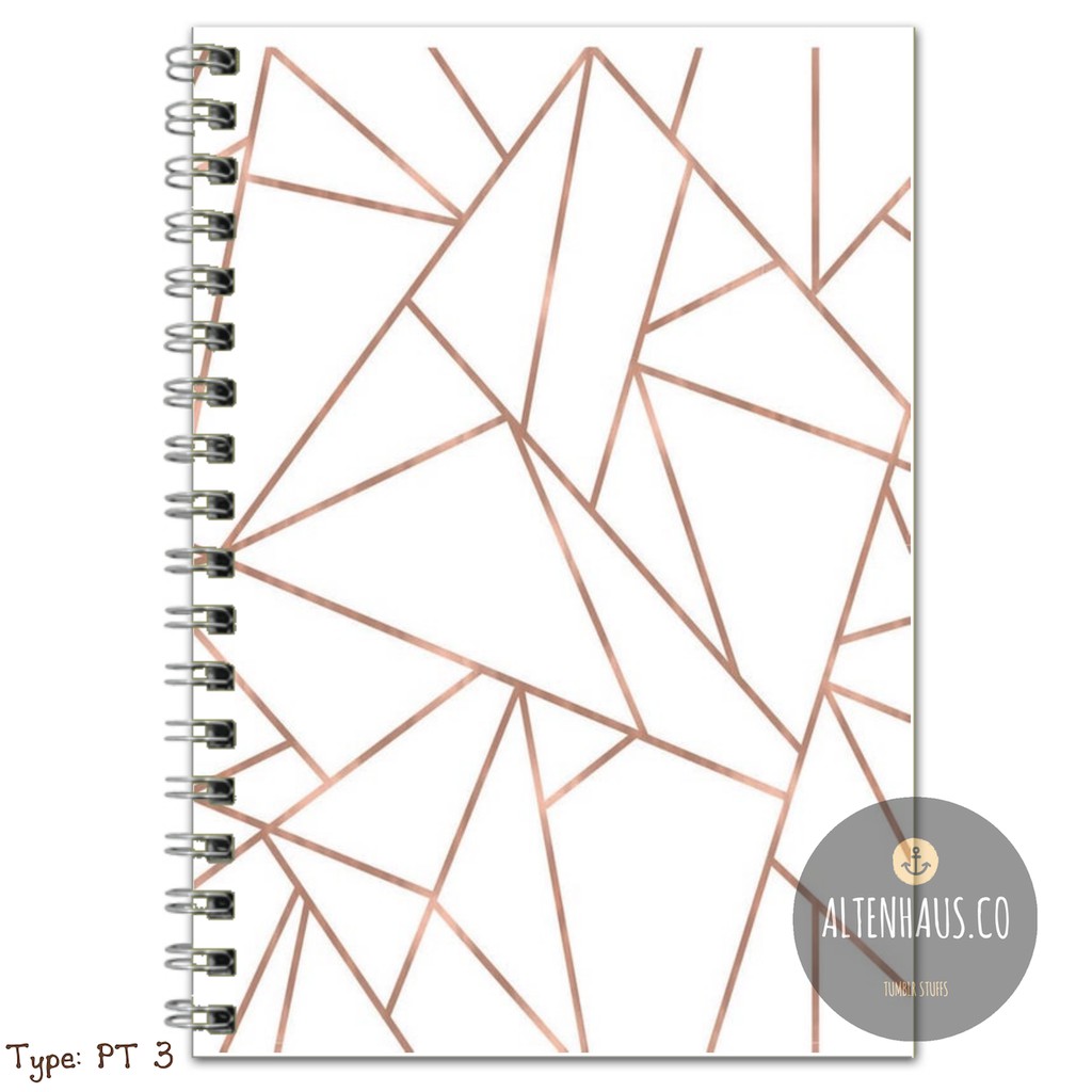 

Buku Catatan (Notebook) Custom Book Jilid Spiral. Planner Buku Agenda Tipe Pt3
