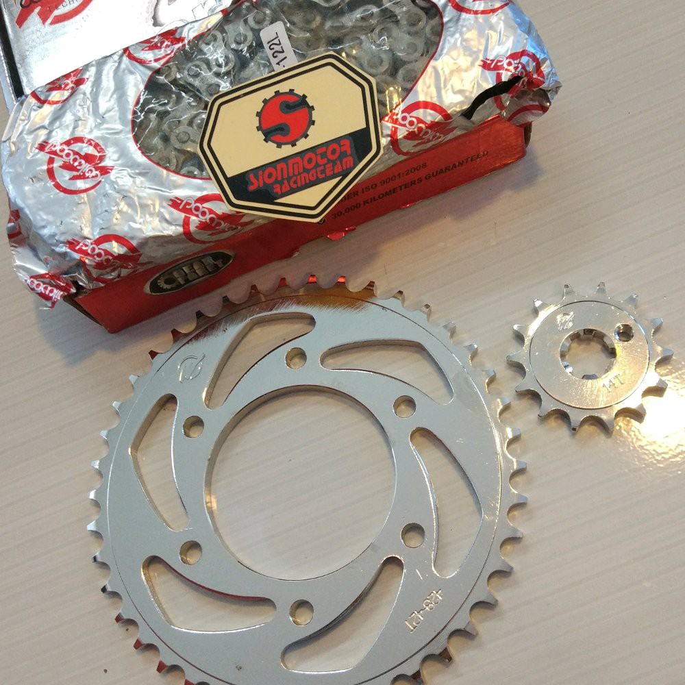 Gear Paket / Gir Set Yamaha Jupiter MX King / Yamaha Sniper 150 MXi (Filipina) Krom Wilwood