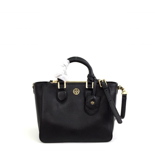 Tory Burch Robinson Pebbled Square Tote