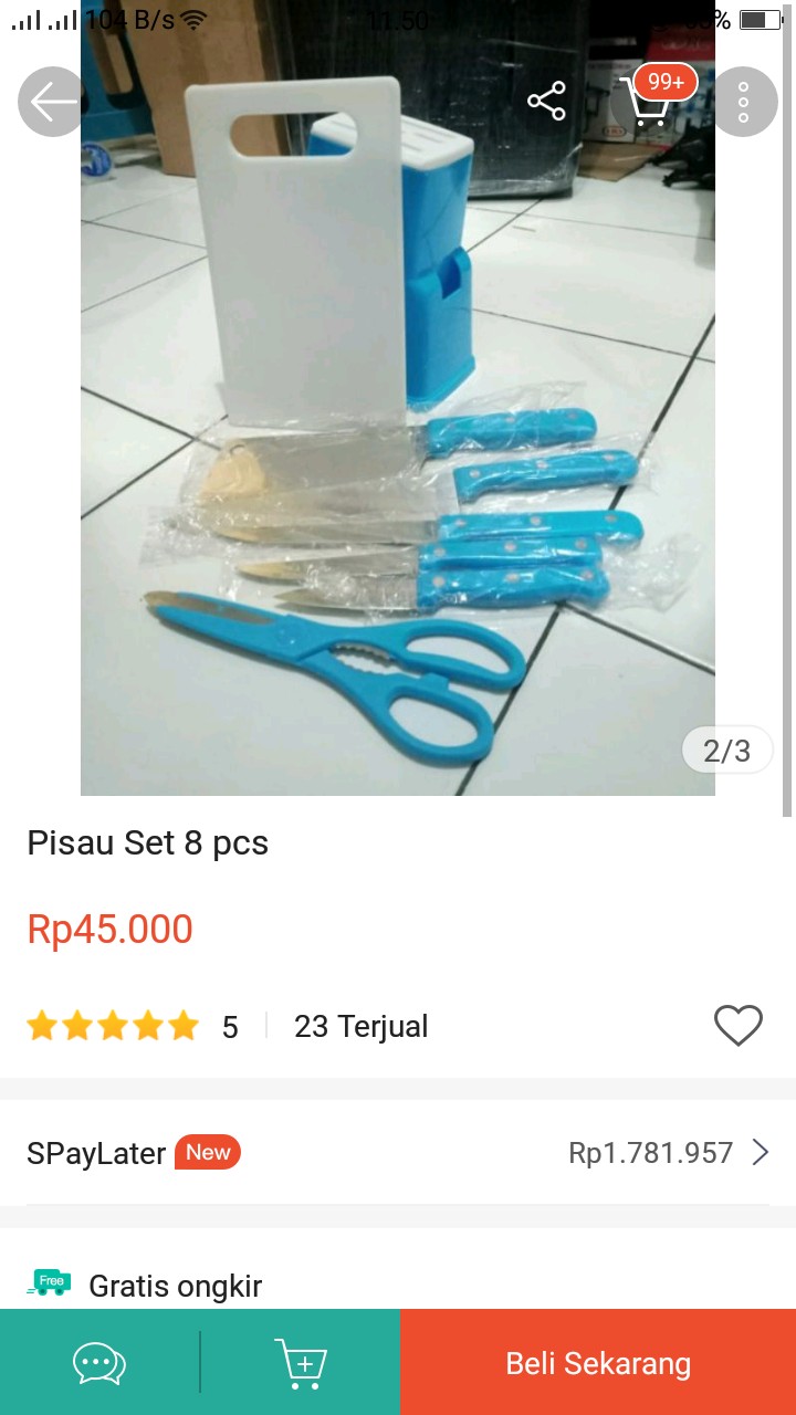 Pisau Set 8 Pcs