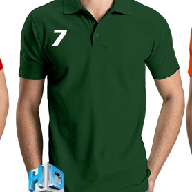 HD | Polo shirt KAOS POLO PRIA / KAOS KRAH | Baju polo pria | atasan pria-7 hijau tni