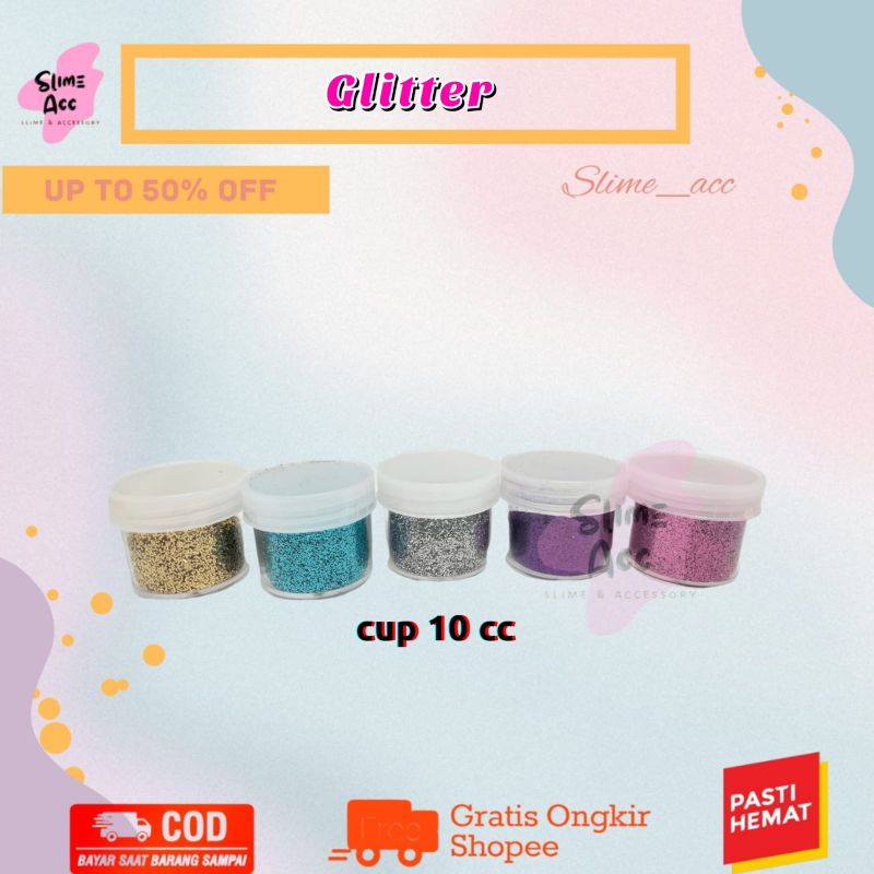 

Glitter - Glitter slime - Glitter bahan tambahan kerajinan