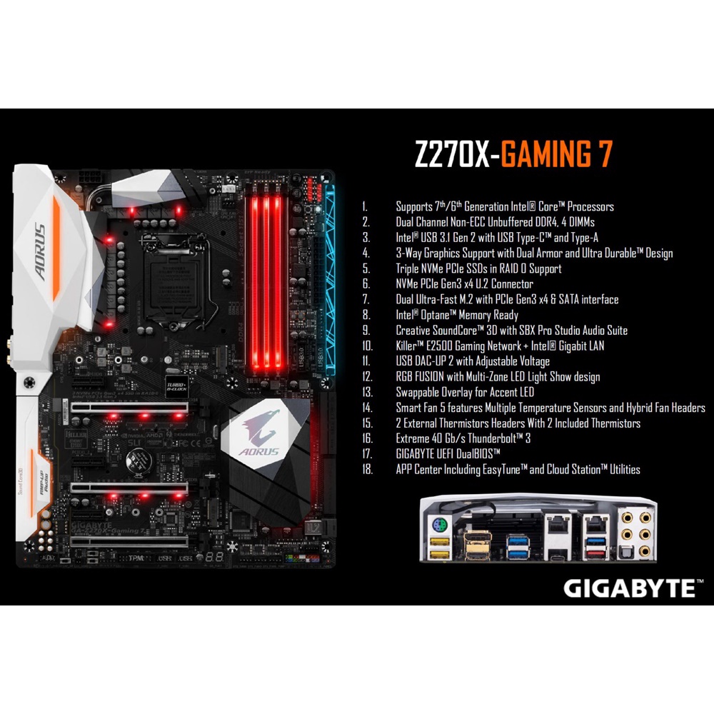 .:: MOBO Z270 LGA 1151 DDR4 Support Gen 6 & 7  ::.