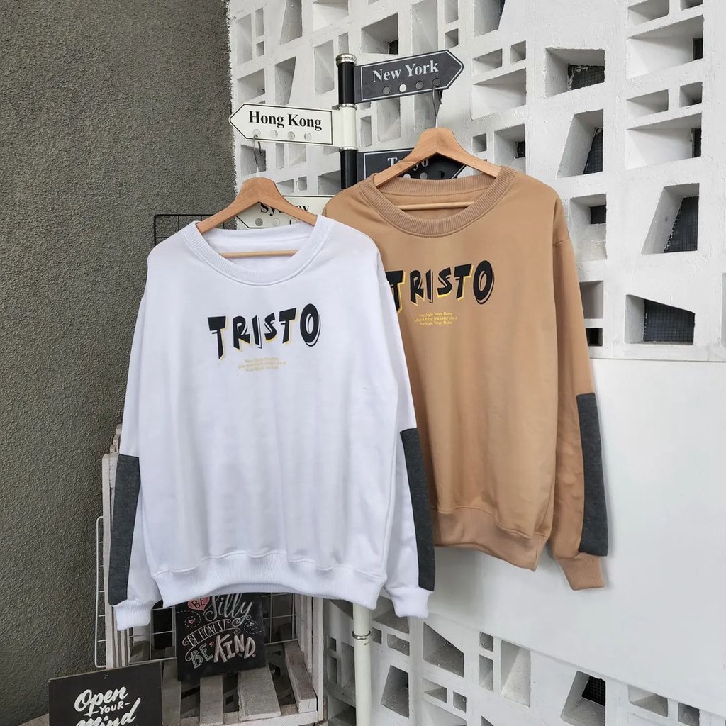 Hoodie Sweater TRISTO bisa couple jaket pria/wanita