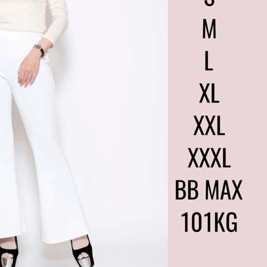 ♕ S - XXXL CELANA CUTBRAY WANITA CELANA WANITA KULOT PUTIH WANITA JUMBO - Navy, M ☏