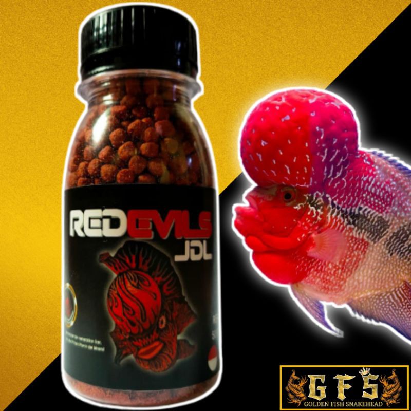 Pelet RED DEVIL JDL/Pelet louhan 50 Gram