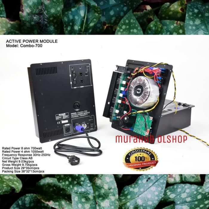 Power Kit Subwoofer Combo 700 Power Module Aktif Cocok 12 in - 15 in