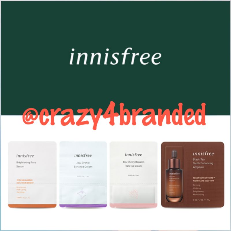 Innisfree Various Sample Sachet (1ml)