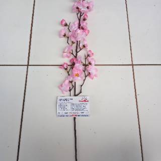  Bunga  Hias Sakura  per Tangkai Buatan Plastik Imitasi  Palsu 