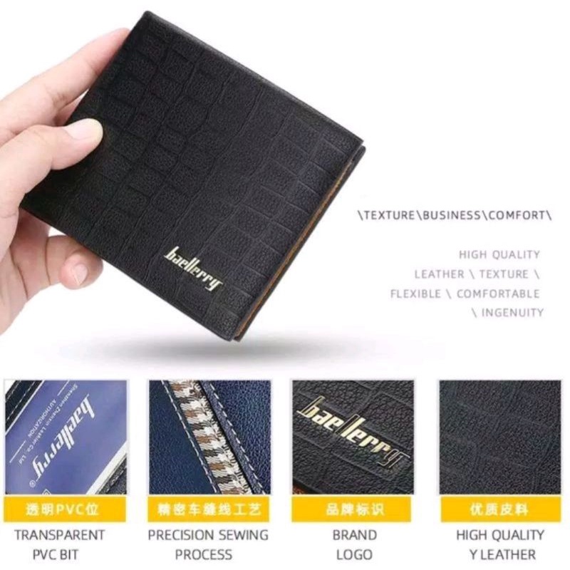 BAELLERRY / Dompet Pria Bahan Kulit PU Leather / DOMPET