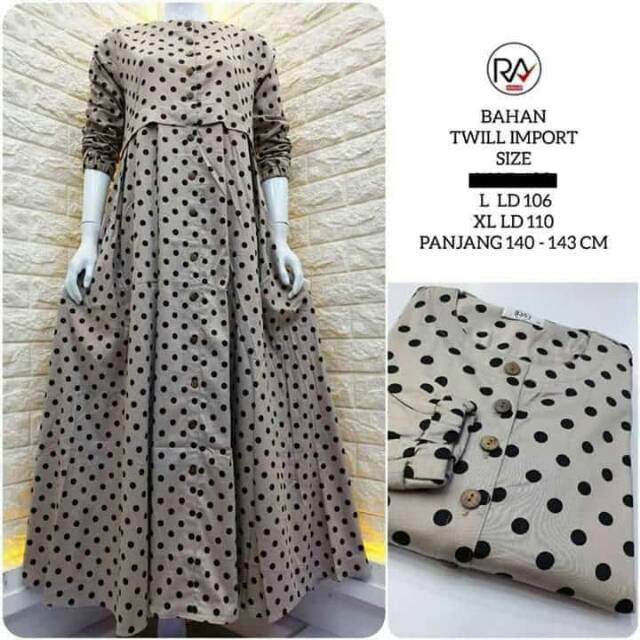 Gamis polkadot ORI RA