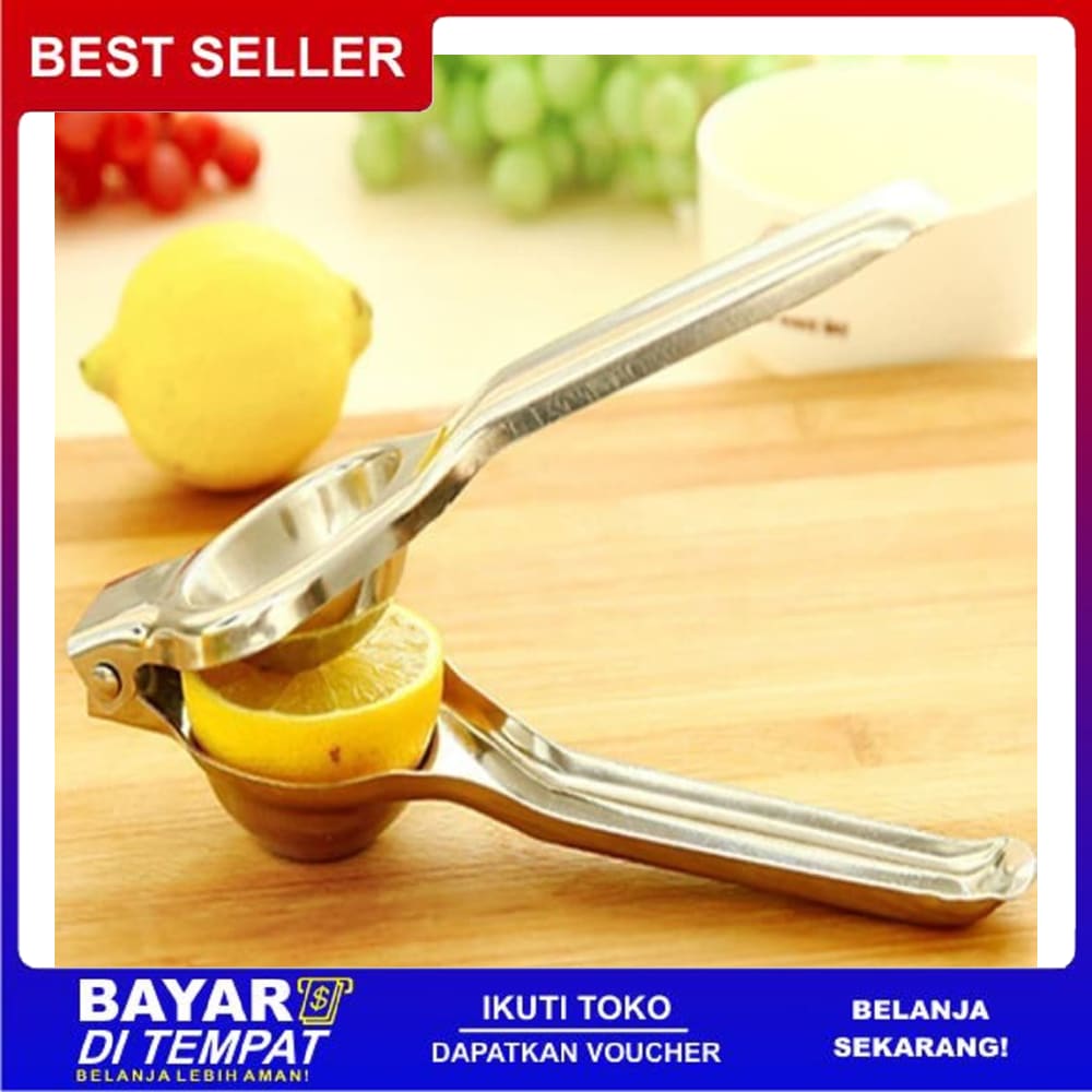 Press Lemon Alat Pemeras Jeruk Manual Perasan Lemon Buah Stainless steel FF