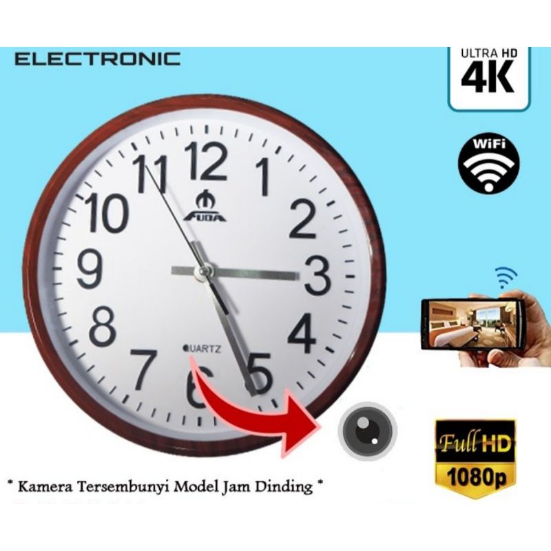 Kamera/Camera/Cctv/Spy/Ipcam Wifi jam dinding/new produk