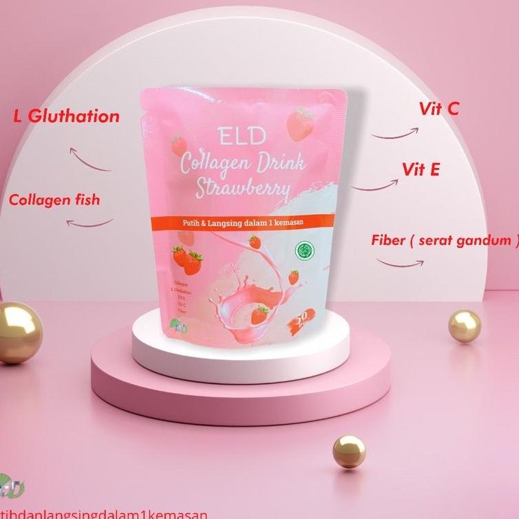 

ュ ELD Collagen Drink Pencerah Badan dan Pelangsing Badan dalam 1 Kemasan 55gr ず