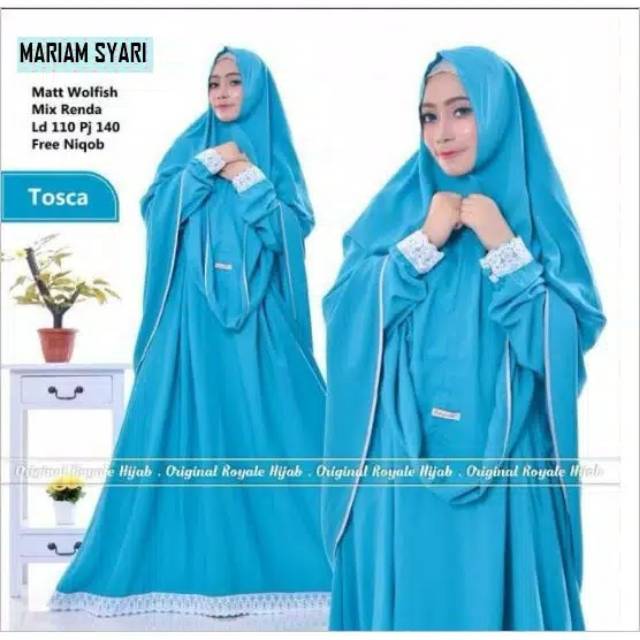 Mariam syari | Gamis Dewasa | Gamis Syari'i | Pakaian Muslim | Pakaian Wanita | Pakaian Syari