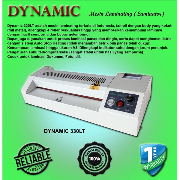 MESIN LAMINATING DYNAMIC 330LT