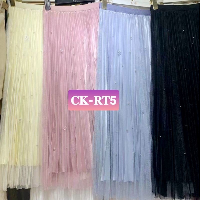 rok tutu panjang mutiara bolak balik bahan Velvet