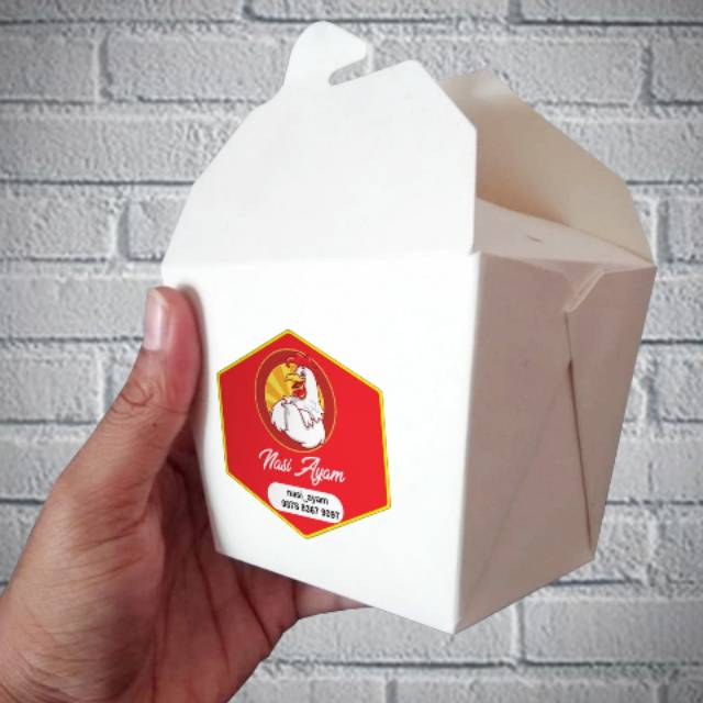 Box Bento Logo Sendiri Dus Rice Box Kotak Nasi Shopee Indonesia