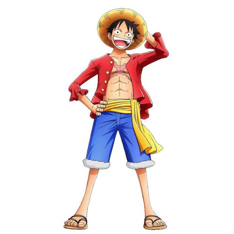 Luffy One Piece Costume Cosplay Fullset