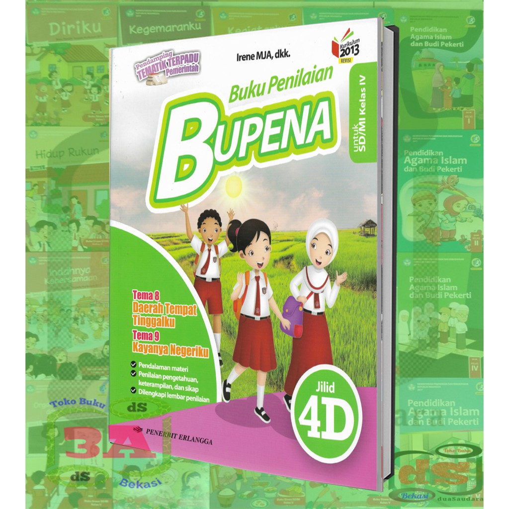 Buku Bupena Jilid 4d Kelas 4 Sd Tema 8 Dan Tema 9 Kurikulum 2013 Shopee Indonesia