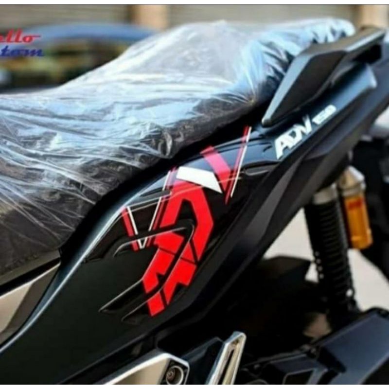 Stiker sticker resin timbul 3D Body samping Honda Adv 150