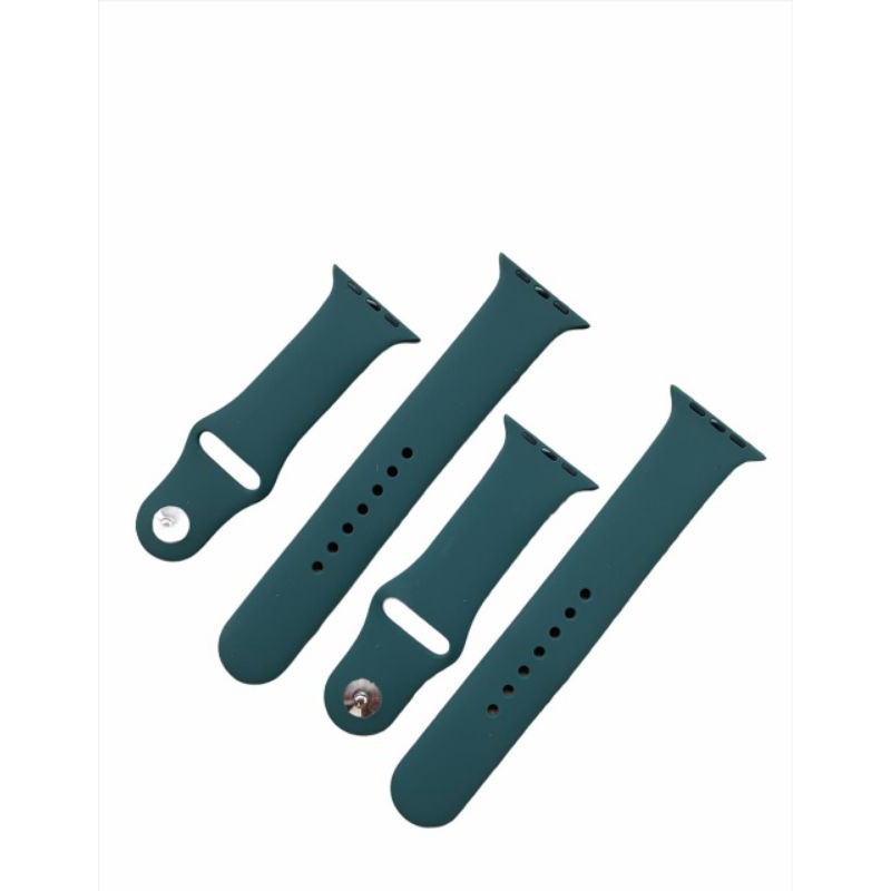 Strap Tali apple watch ruber iwatch pasific green 42/44 berkualitas super