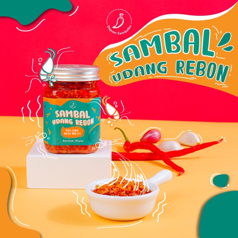 

Sambal Udang Rebon Kemasan 150 gram Dapoer Sambalku