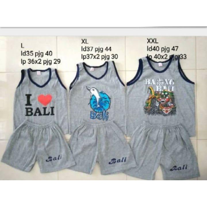 Setelan Singlet Celana Anak Bali