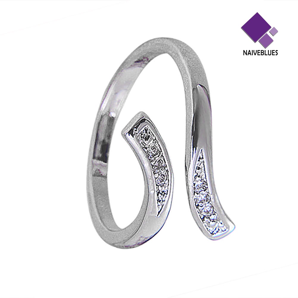 Cincin Sterling Silver Adjustable Untuk Wanita