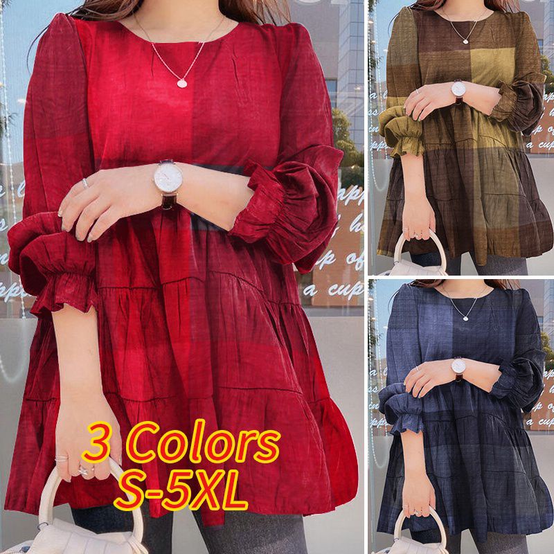 Atasan wanita import Casual elegan model Jumbo S-5XL