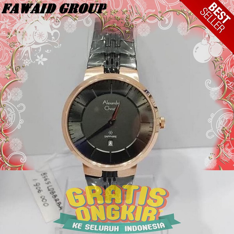 BEST SELLER JAM TANGAN WANITA ALEXANDRE CHRISTIE AC 8565 WANITA ROSEGOLD GREY ORIGINAL