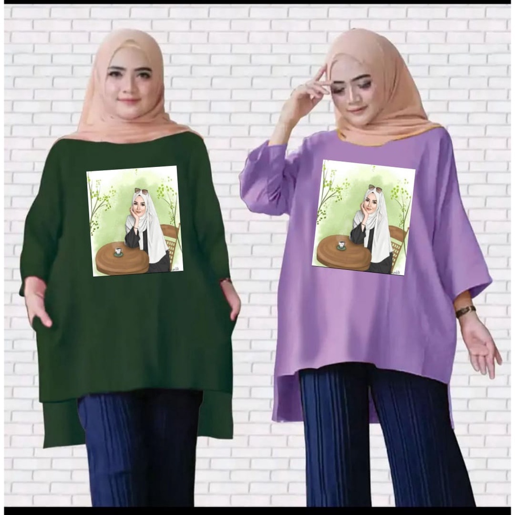 TUNIK KAOS WANITA/ TUNIK DEWASA JUMBO LD 130/TUNIK VIRAL 2022/KAOS OVERSIZE TUNIK VIRAL TUNIK