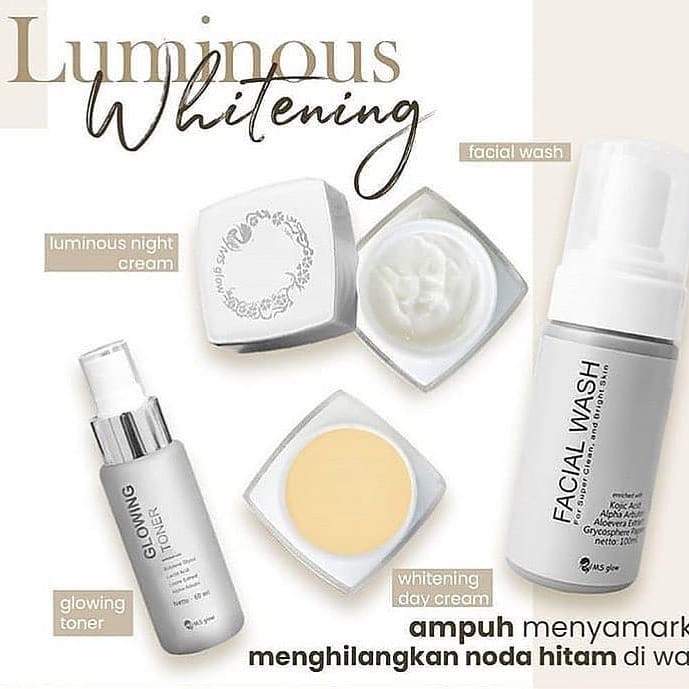 MS glow Paket wajah  &amp; Serum Wajah MS glow