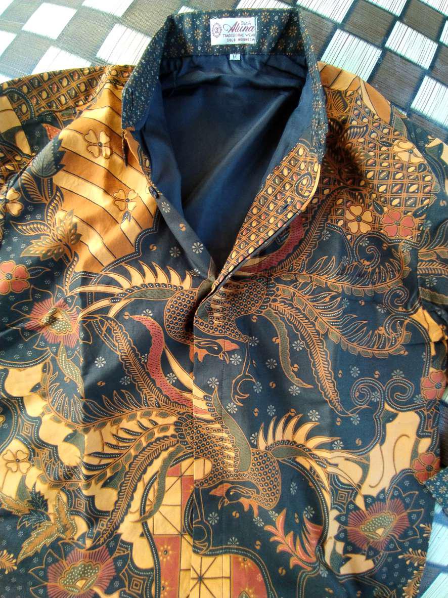 Baju Batik Pria Lengan Panjang Kemeja Batik Cowok Modern Batik Slimfit Batik Premium Pria Solo 097
