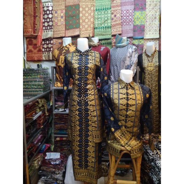Original Couple Songket Khas Palembang Bahan Super Premium