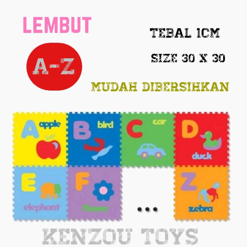 Evamat Puzzle Mat A-Z Gambar